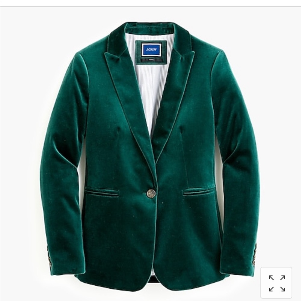NEW J.Crew Velvel Blazer Size 8